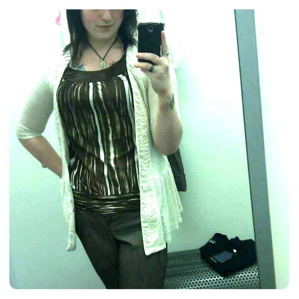 Cream Cardigan Dressy
